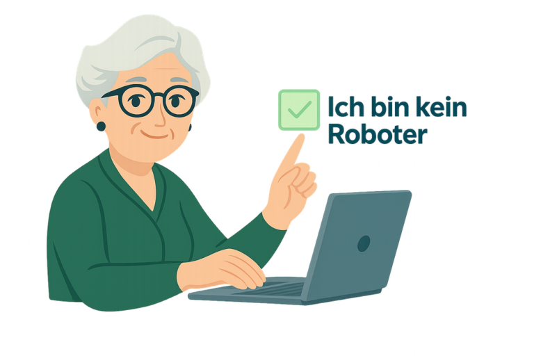 Oma Erla erklärt Captcha – Ich bin kein Roboter